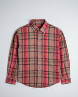 Dusty Rose Sage Plaid Shirt for Boys — Casual Shirts for Boys | Little Giants