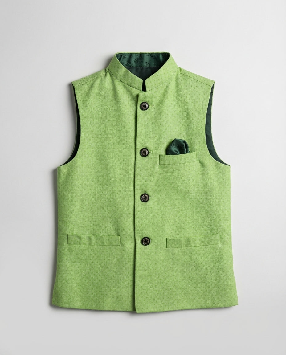 LIME GREEN WAIST COAT