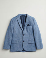 Sky Blue Pinstripe Blazer for Boys — Blazers for Boys | Little Giants