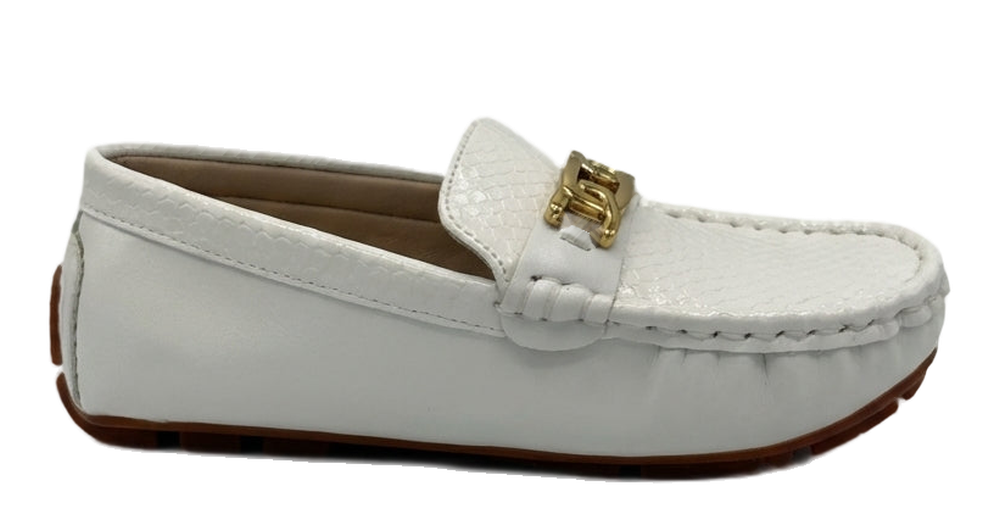 White Python Loafer, side view