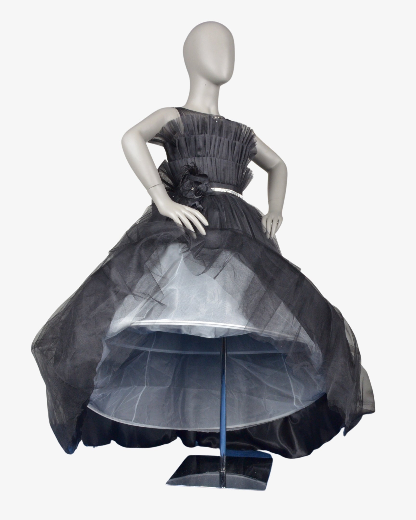 DARK GREY FLAMINGO DRESS