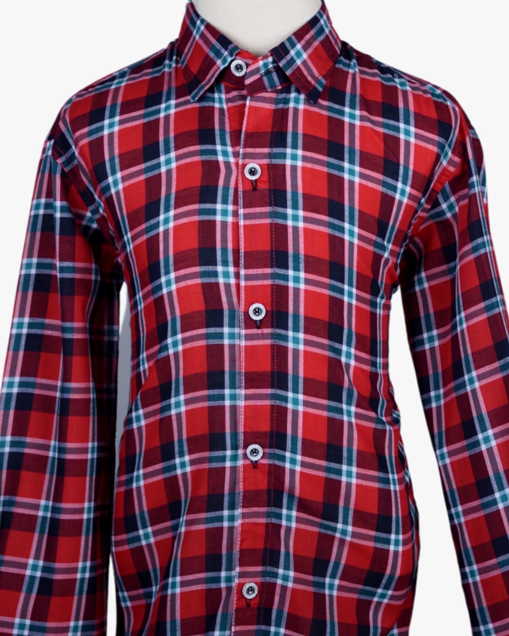 RED PLAID CHECK SHIRT