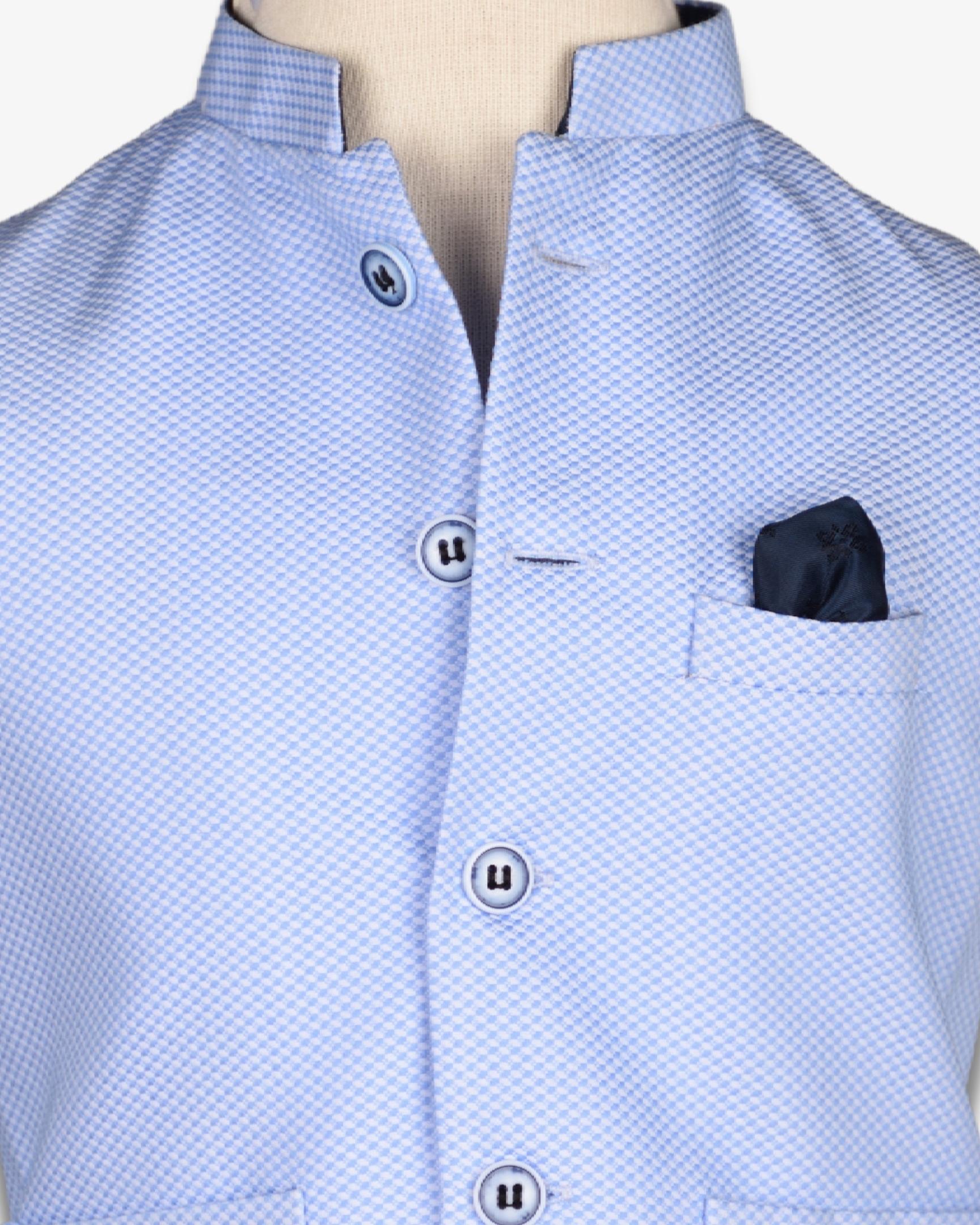 LIGHT BLUE WAIST COAT