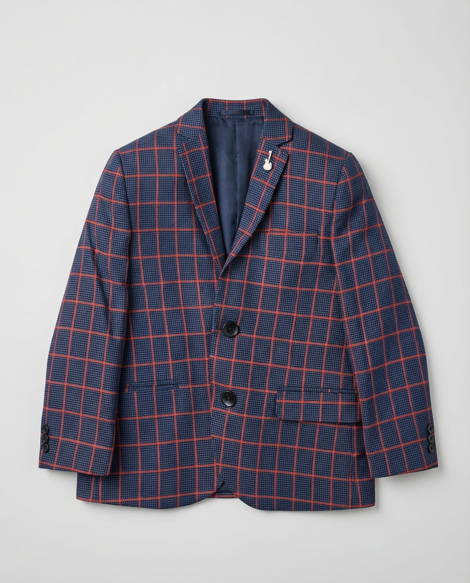 Blue Check Blazer for Boys — Blazers for Boys | Little Giants