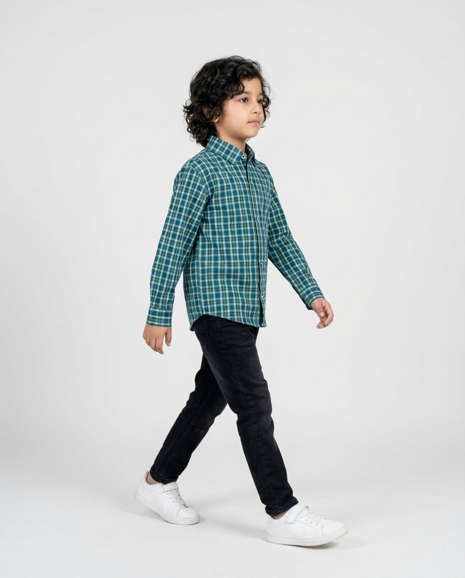 SEA WEED CHECK SHIRT