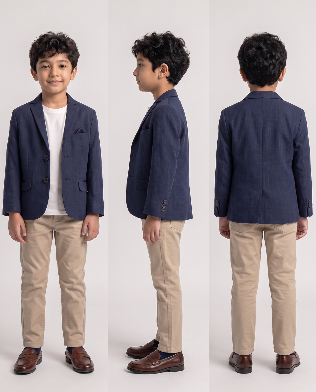 Navy Modern Blazer for Boys