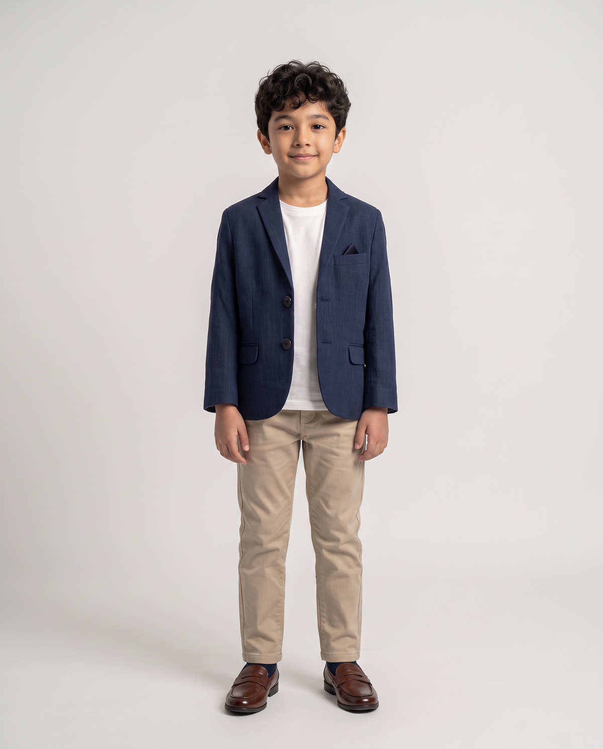 Navy Modern Blazer for Boys
