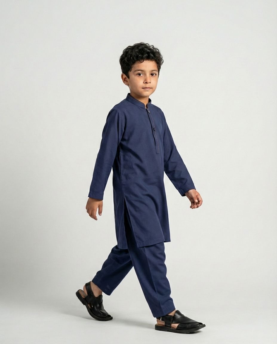NAVY MINIMALIST SHALWAR KAMEEZ