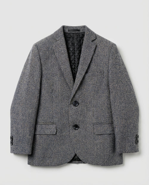 Black Textured Blazer for Boys — Blazers for Boys | Little Giants