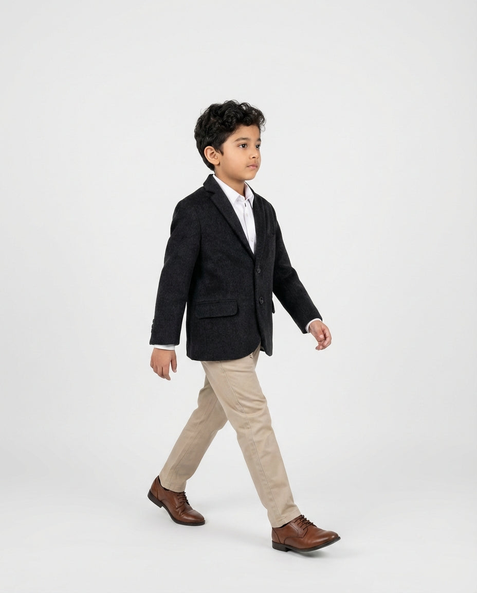 Dark Green Blazer for Boys — Blazers for Boys — View 2 | Little Giants