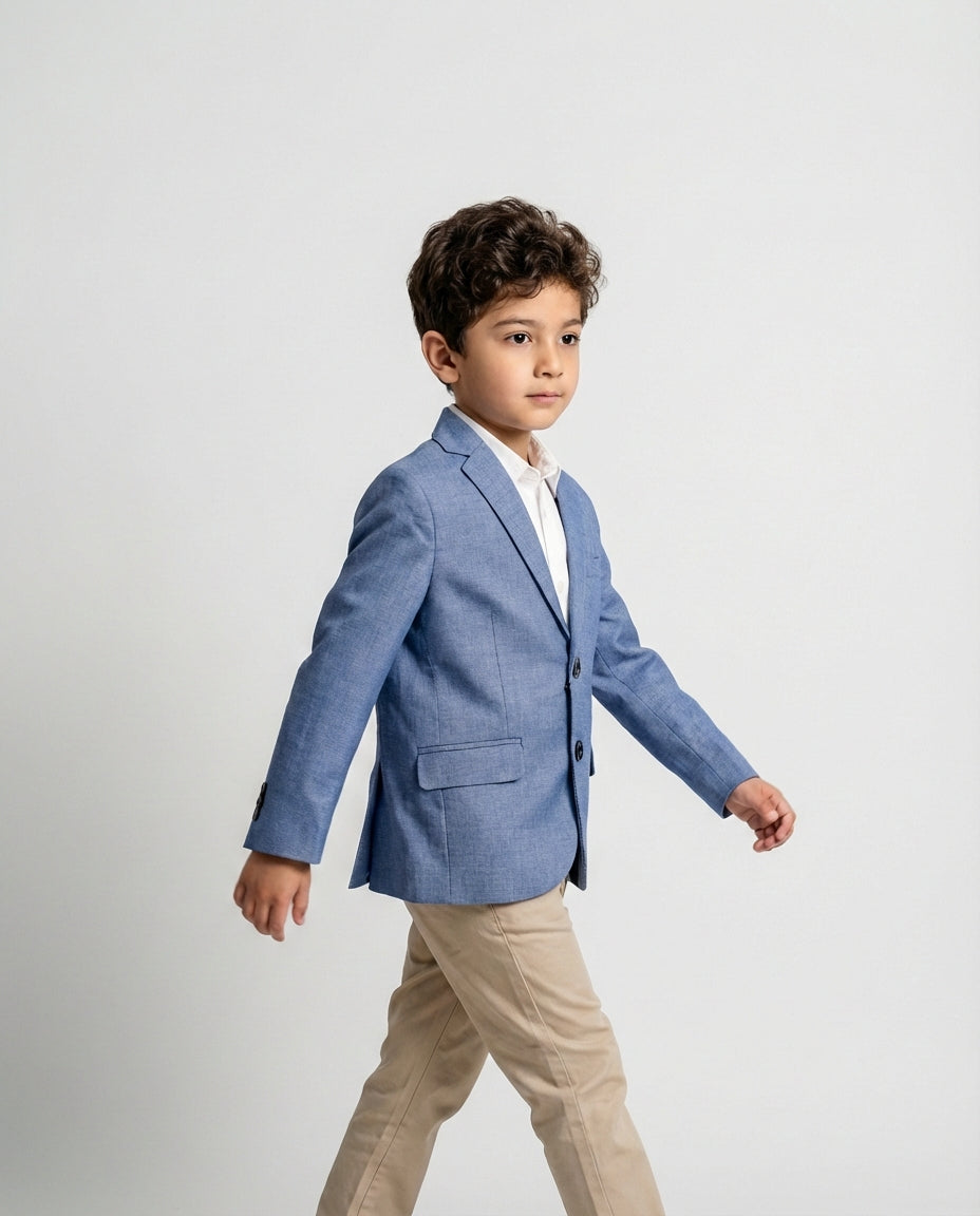 Light Purple Heather Blazer for Boys — Blazers for Boys — View 2 | Little Giants