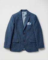 Steel Blue Tailored Blazer for Boys — Blazers for Boys | Little Giants
