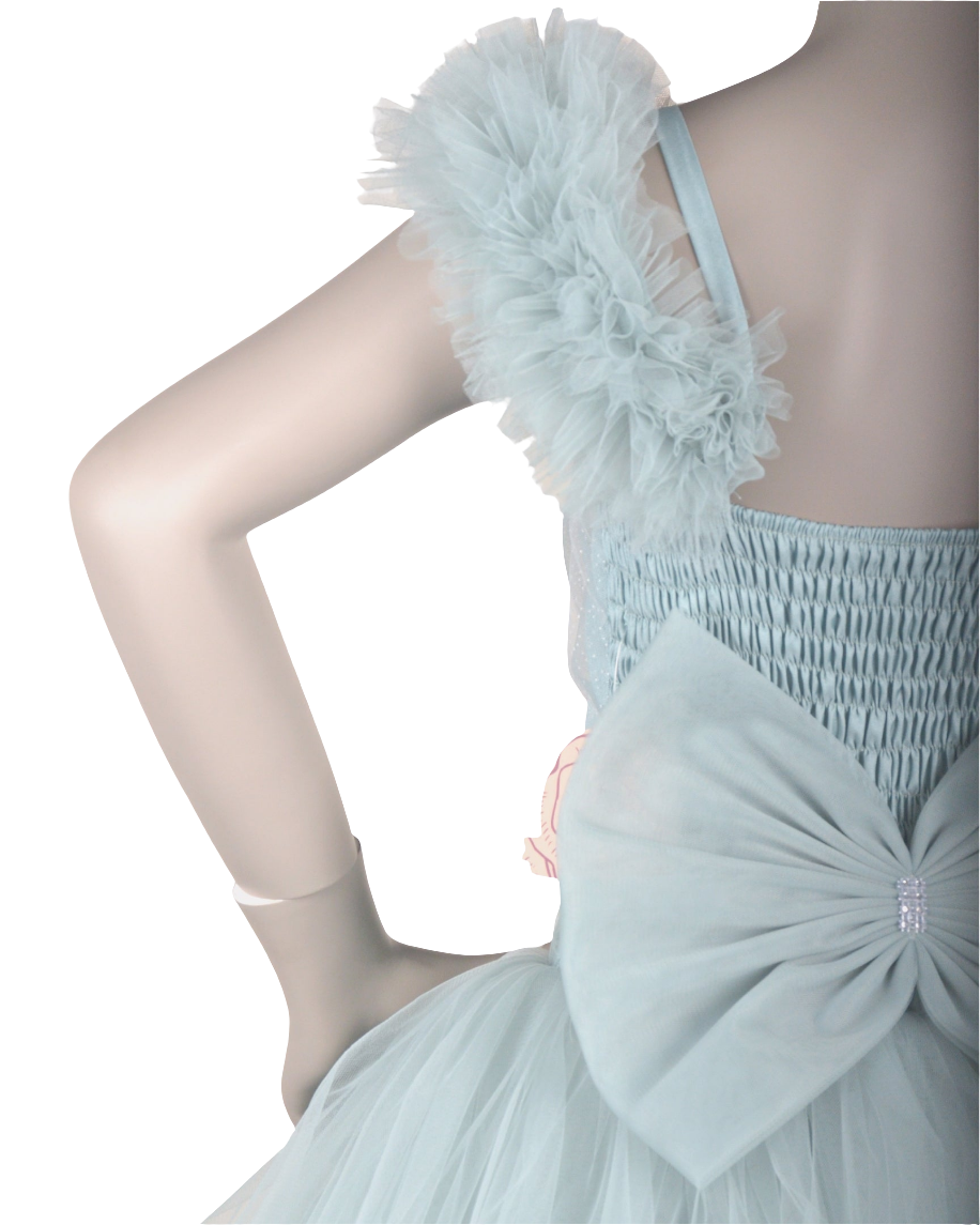 Mint Diva Dress for Girls — Frocks for Girls — View 3 | Little Giants