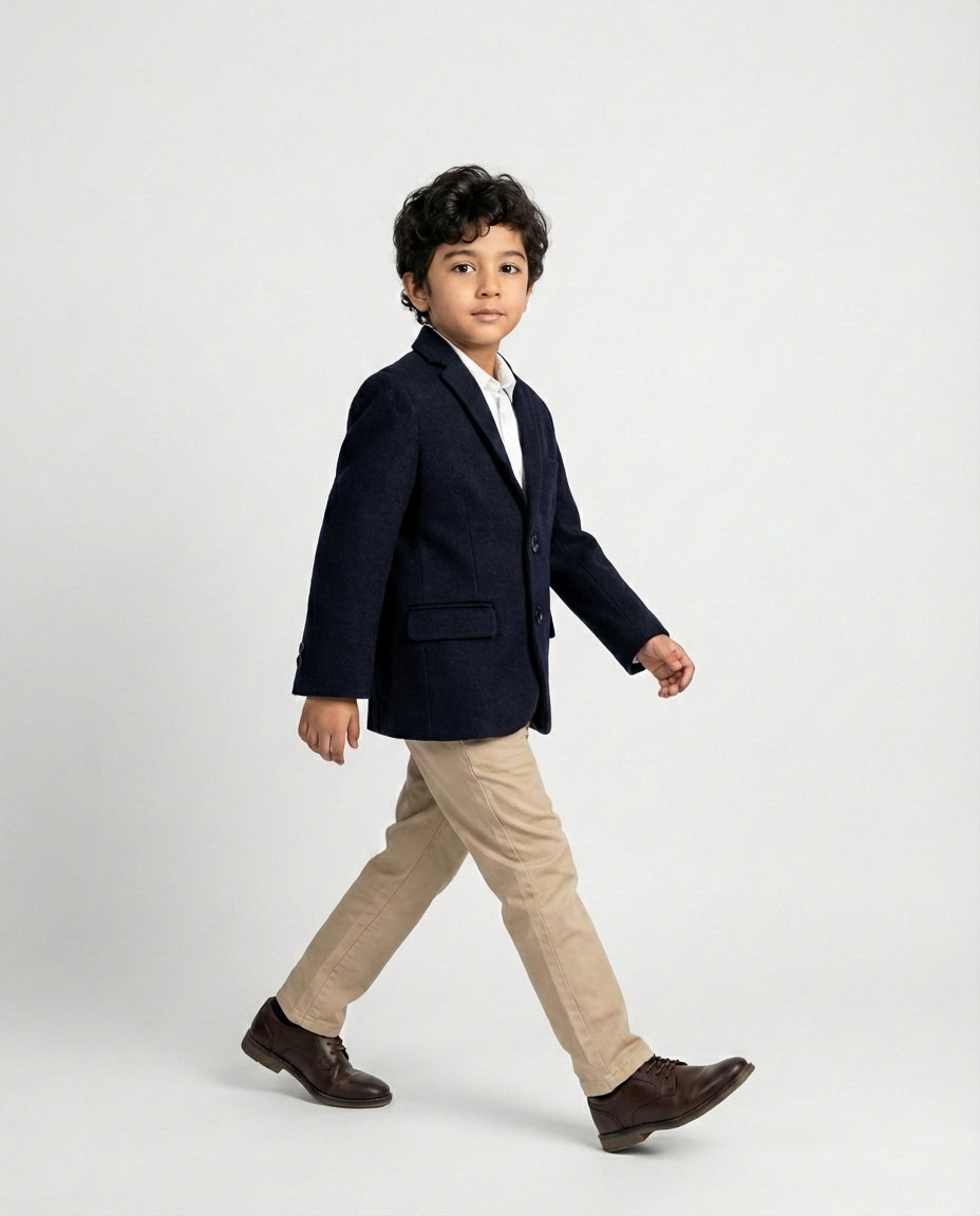 Navy Blazer for Boys — Blazers for Boys — View 2 | Little Giants