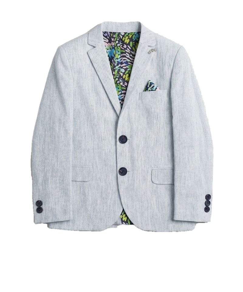 Emerald Floral Tiered Blazer for Boys — Statement Wedding