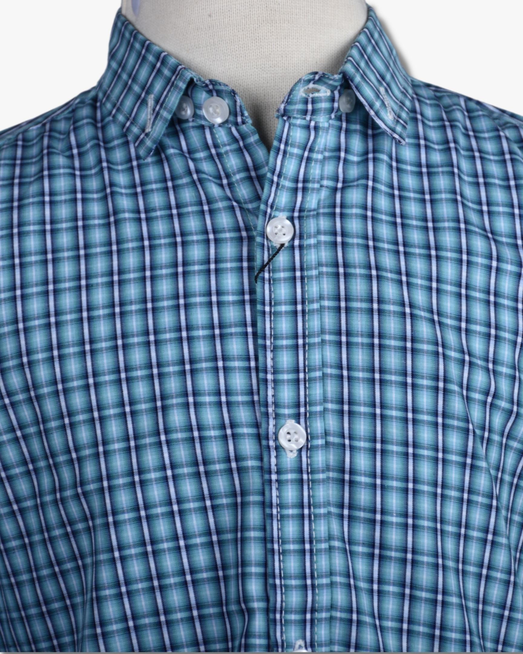 HUES OF BLUE CHECK SHIRT
