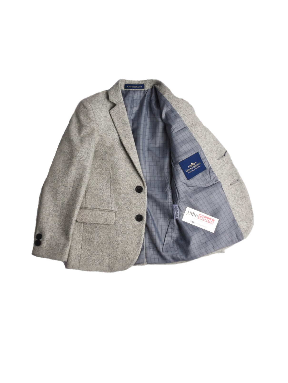 LIGHT GREY SKIN BLAZER