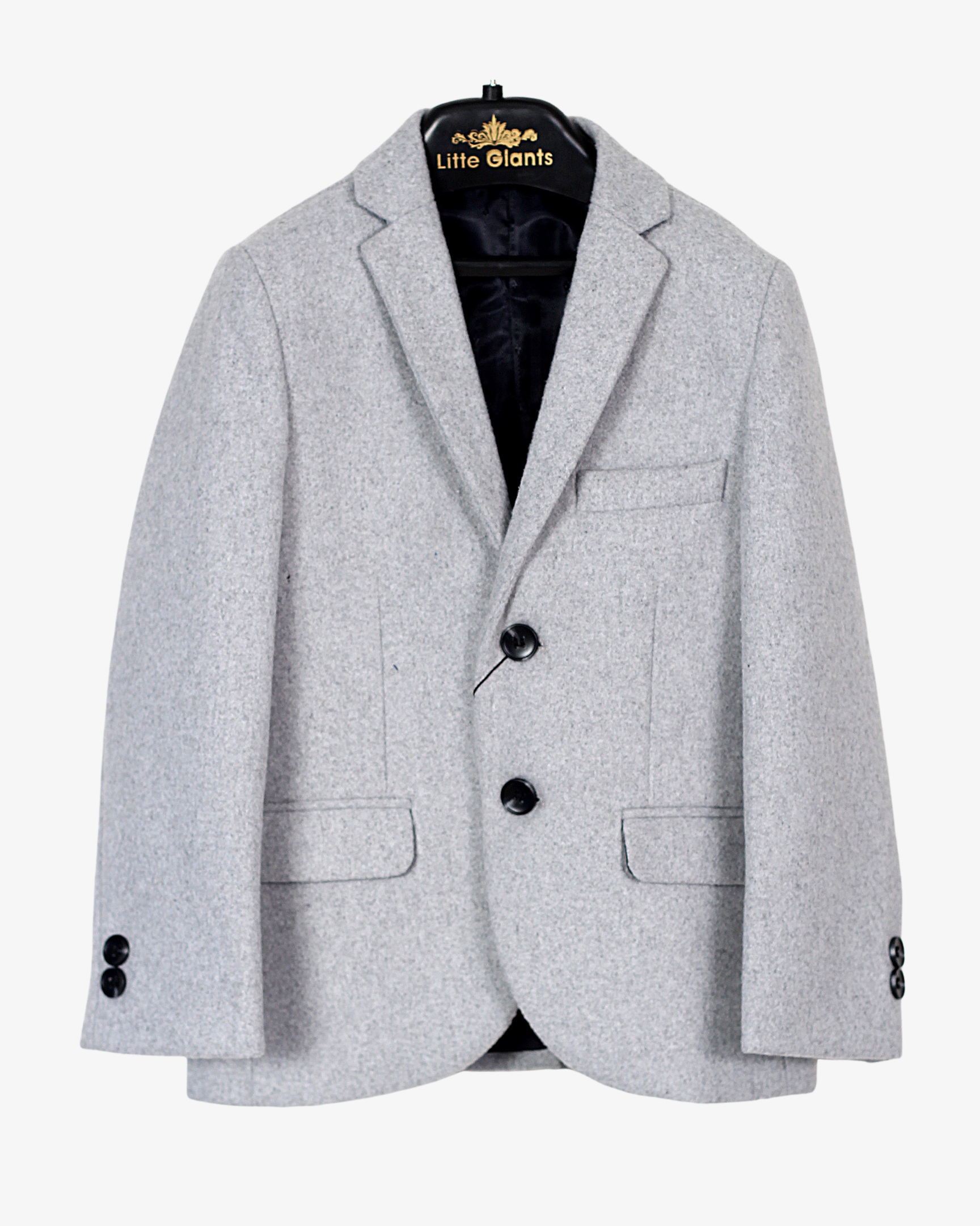 Light Grey Heather Blazer for Boys — Blazers for Boys — View 5 | Little Giants