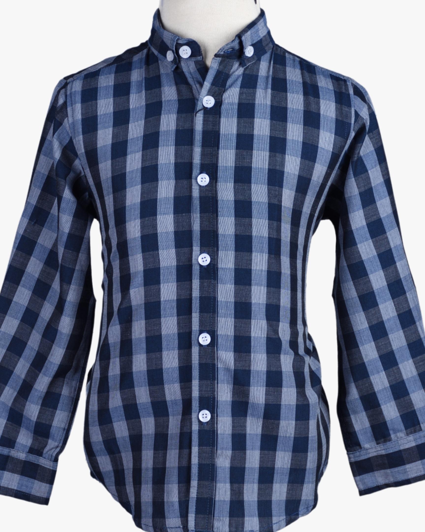 DENIM HUES CHECK SHIRT