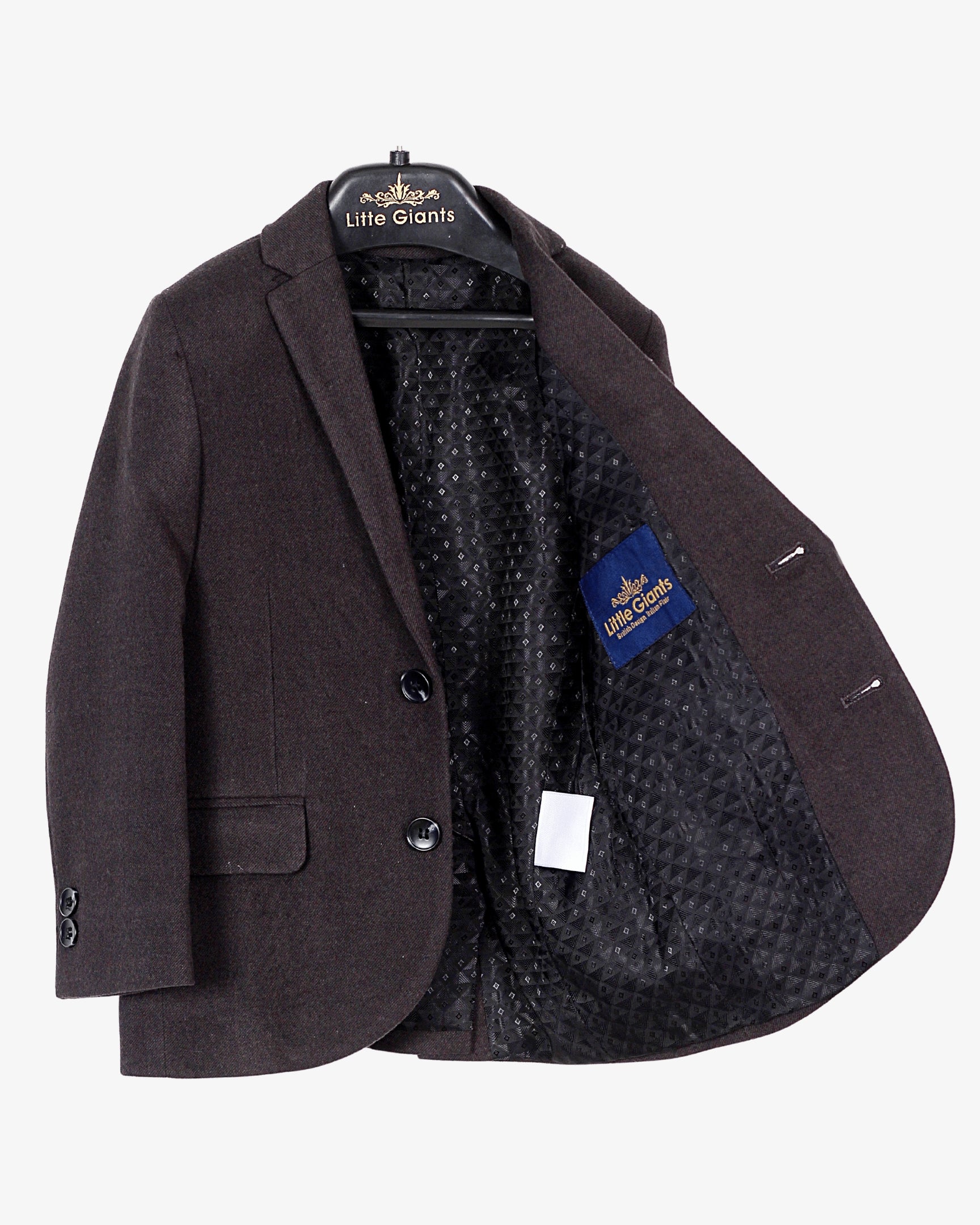 Chocolate Brown Blazer for Boys — Blazers for Boys — View 5 | Little Giants