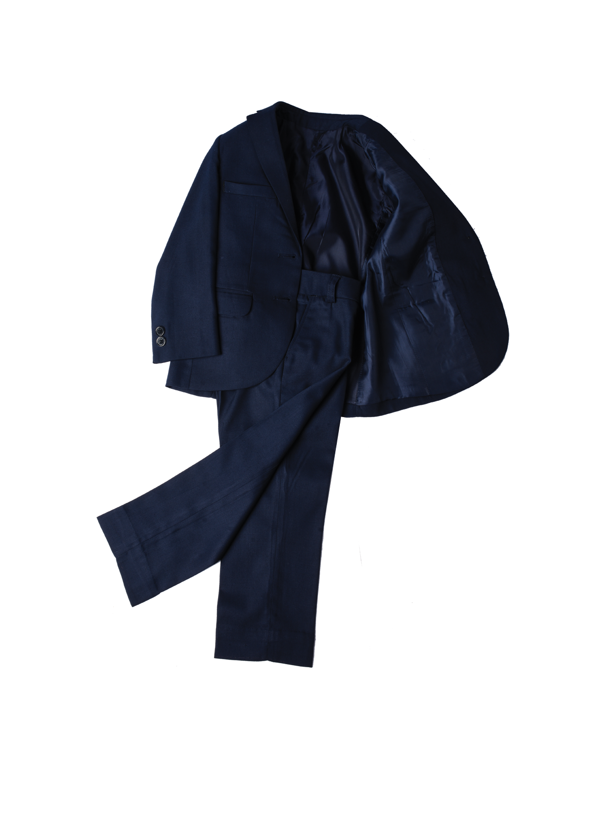Royal Blue Plain 5-Piece Suit for Boys — Formal Wear for Boys — View 3 | Little Giants