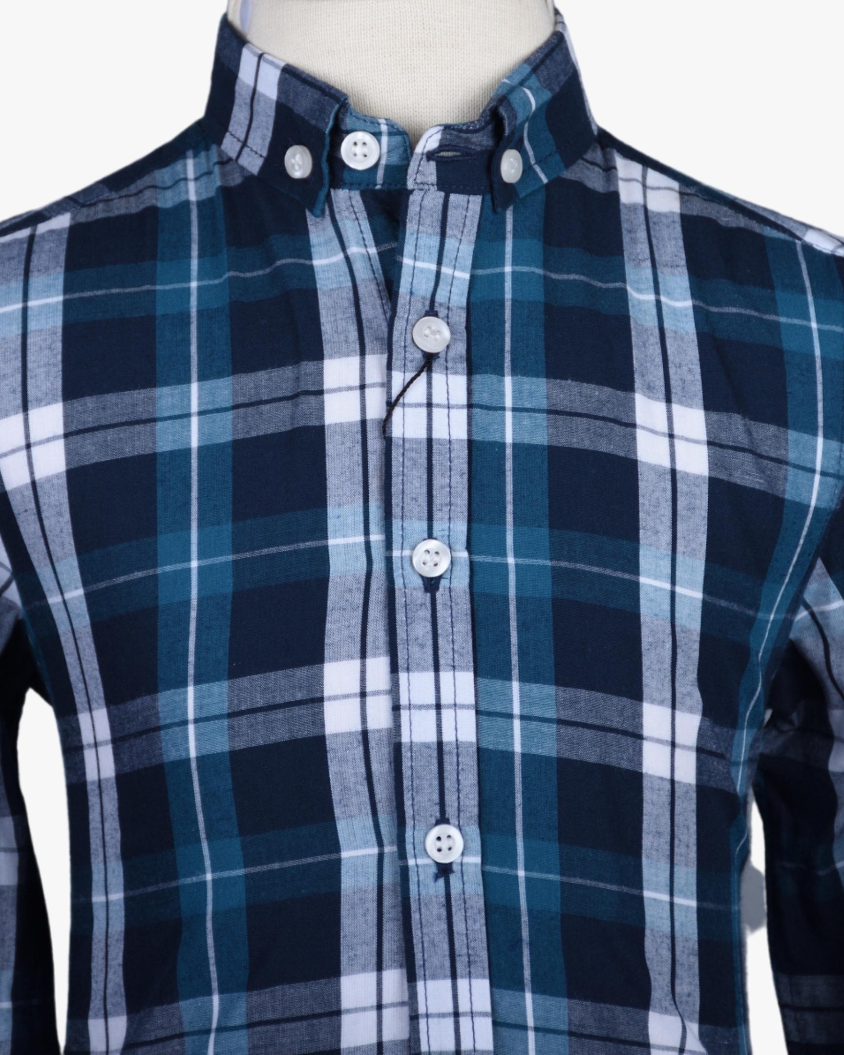 ZINC HUES CHECK SHIRT
