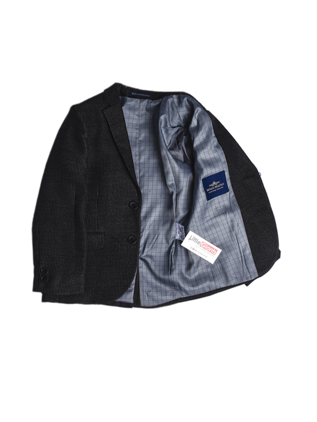 Charcoal Corduroy Blazer for Boys — Blazers for Boys — View 6 | Little Giants