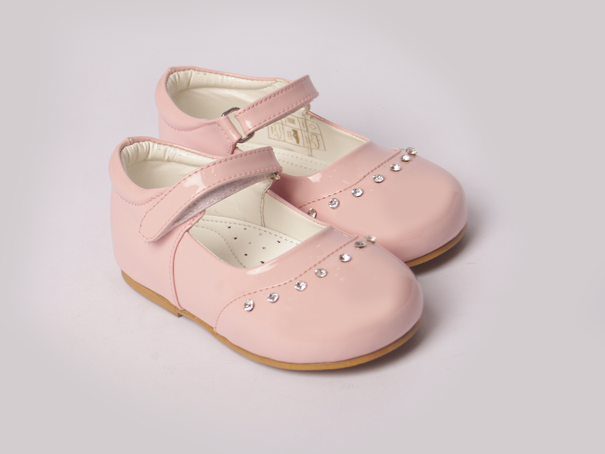 Pink Fairy Shoe girls shoe toe detail — Little Giants
