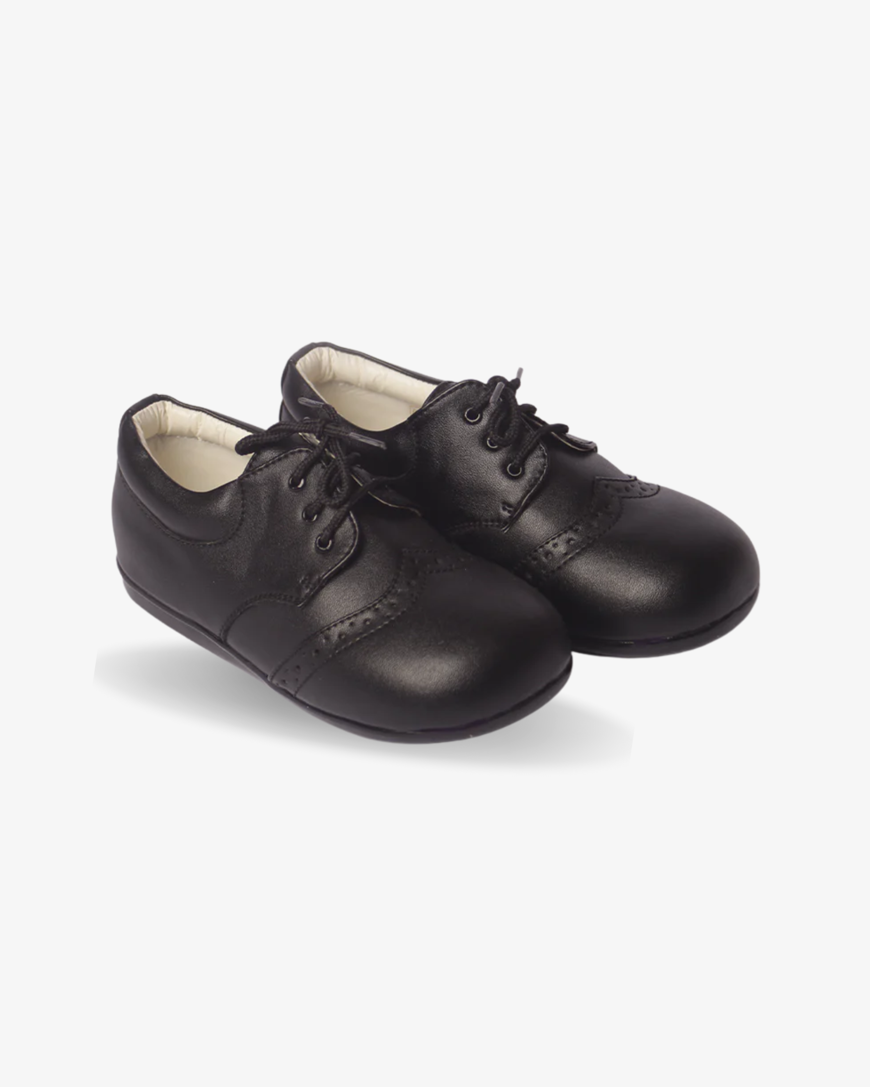 EARLY STEPS BROGUE MATTE BLACK