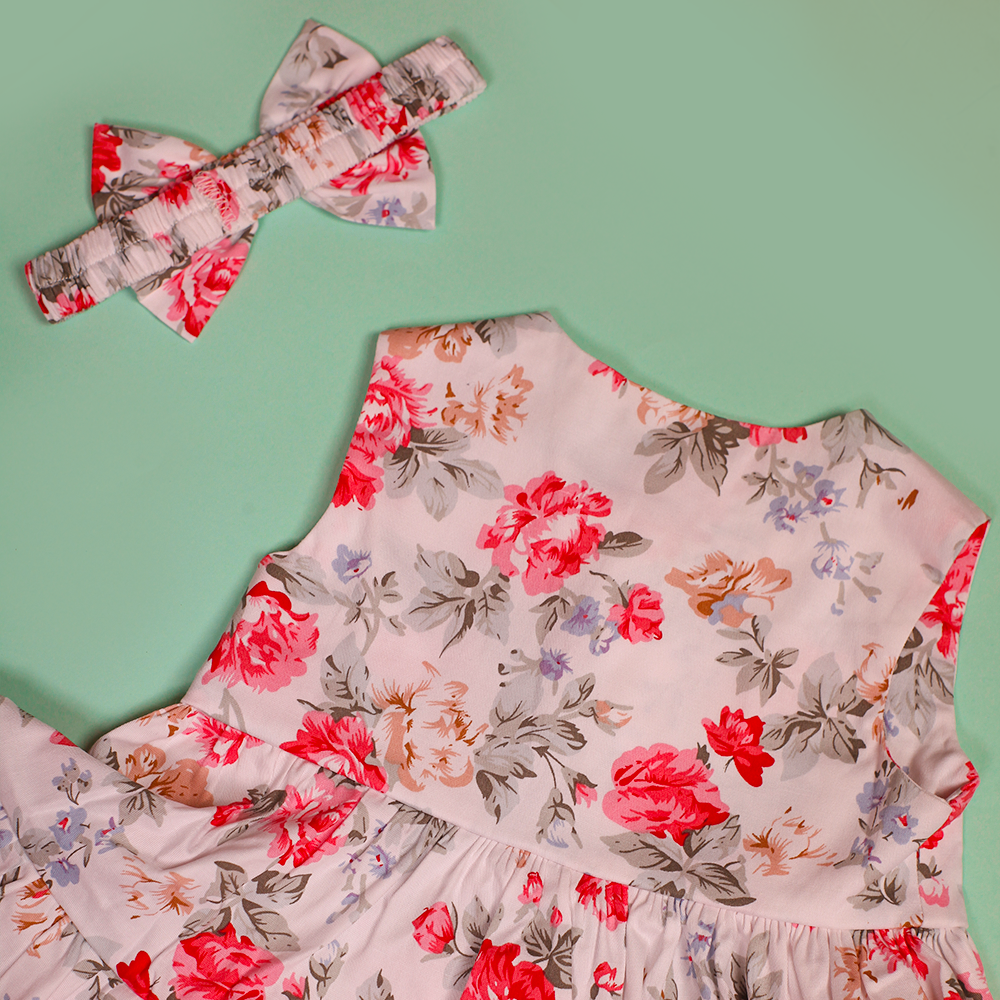 Light Rose Casual Frock girls casual frock full length — Little Giants
