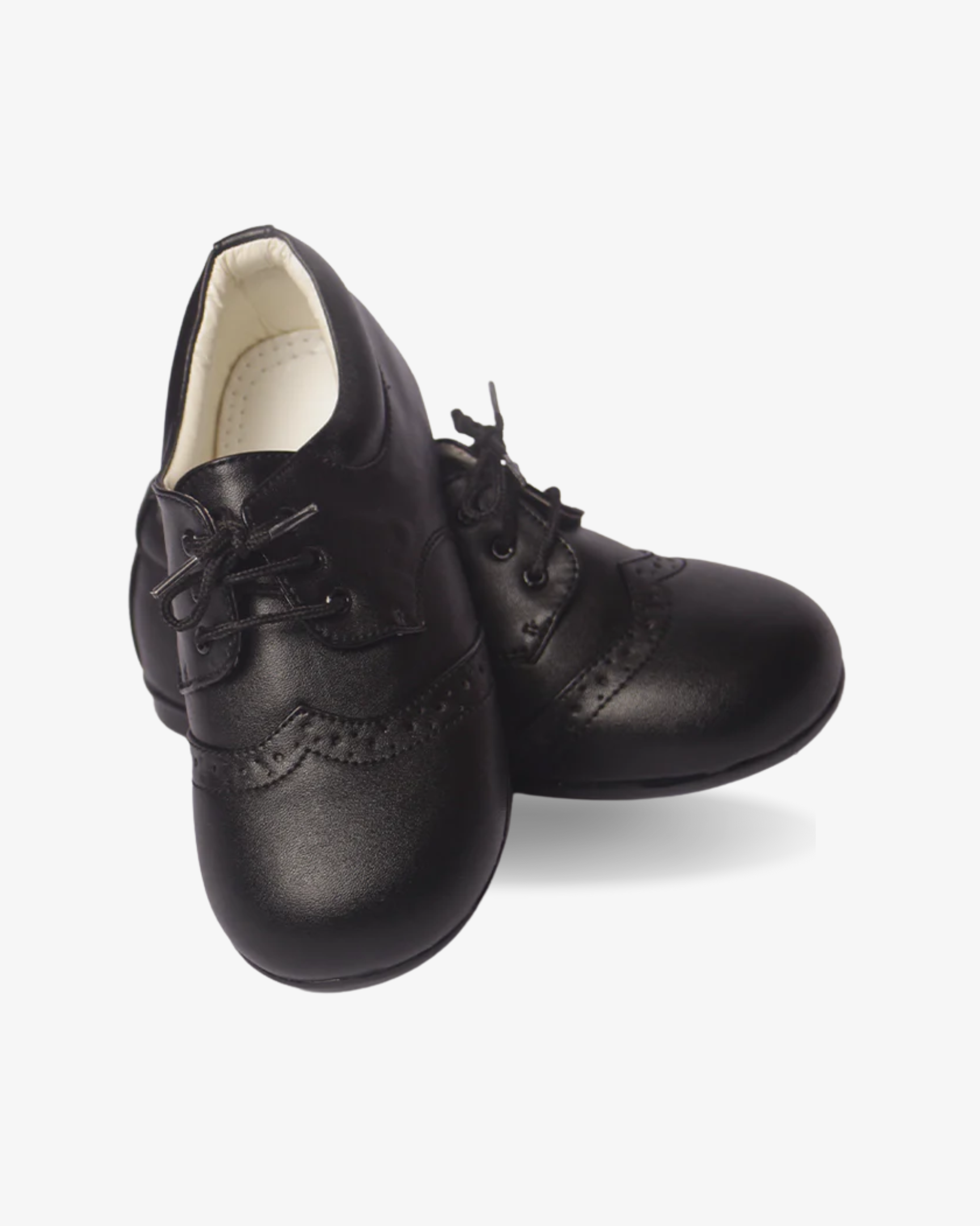 EARLY STEPS BROGUE MATTE BLACK