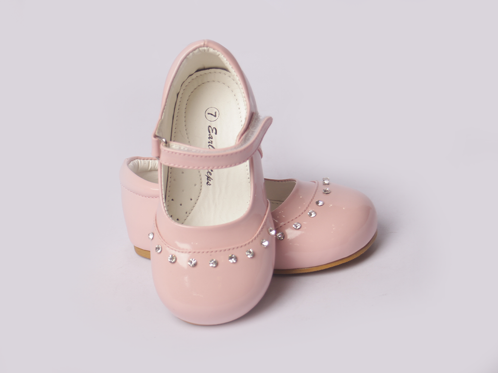 Pink Fairy Shoe girls shoe side profile — Little Giants
