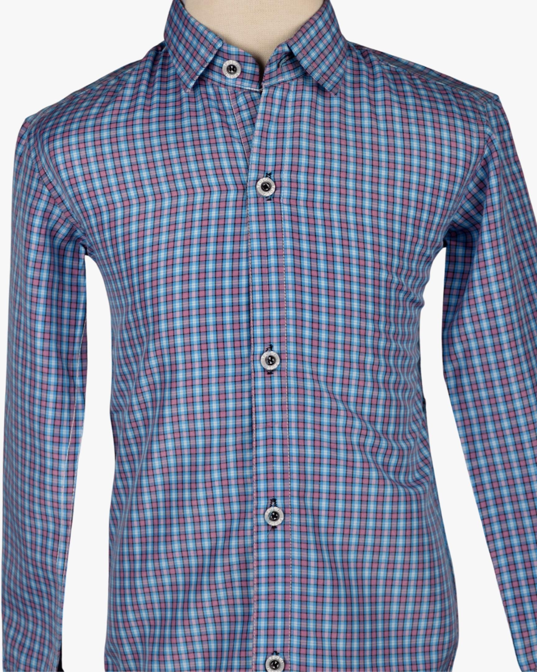 OCEAN PEARL CHECK SHIRT