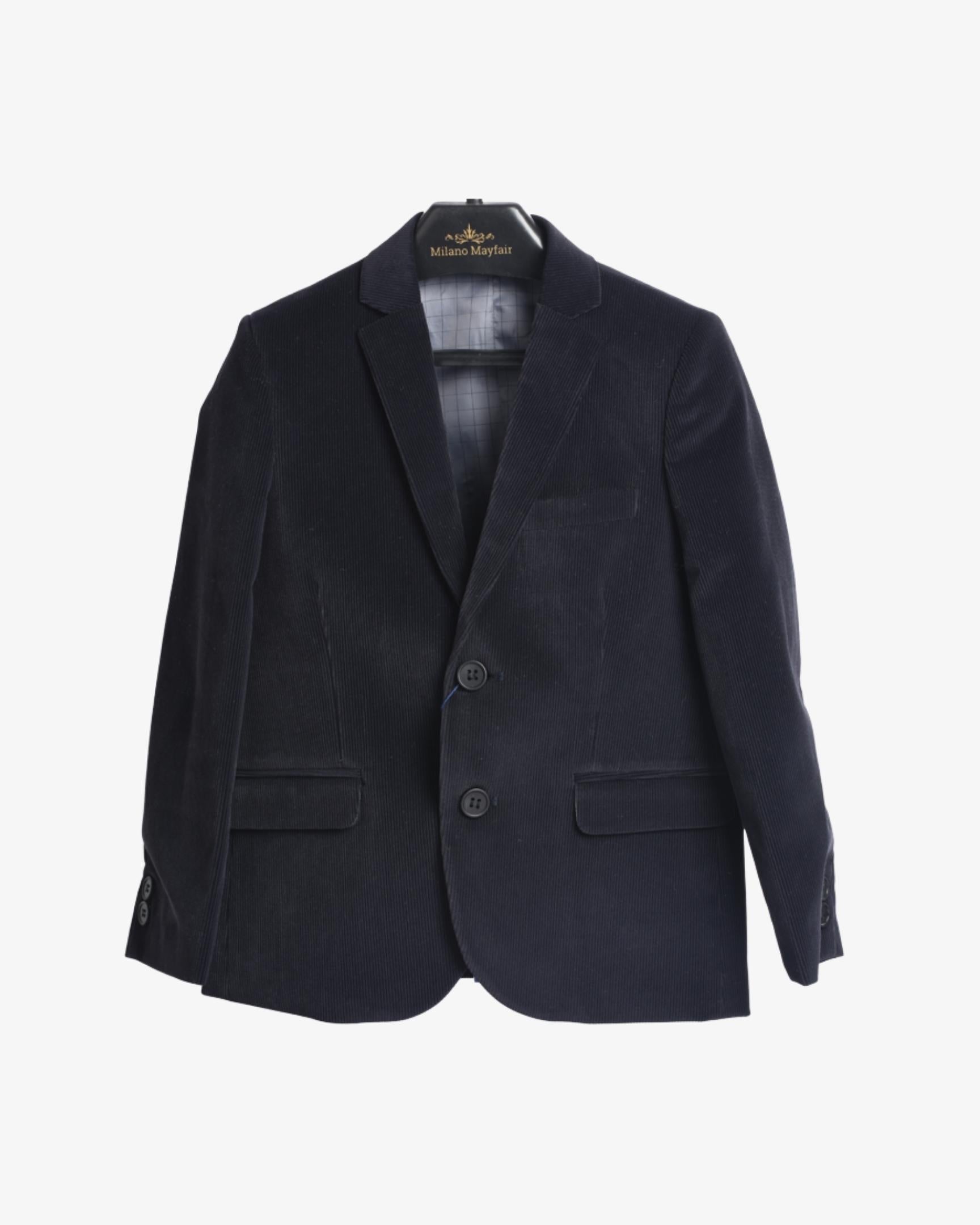 Navy Corduroy Blazer for Boys — Blazers for Boys — View 4 | Little Giants