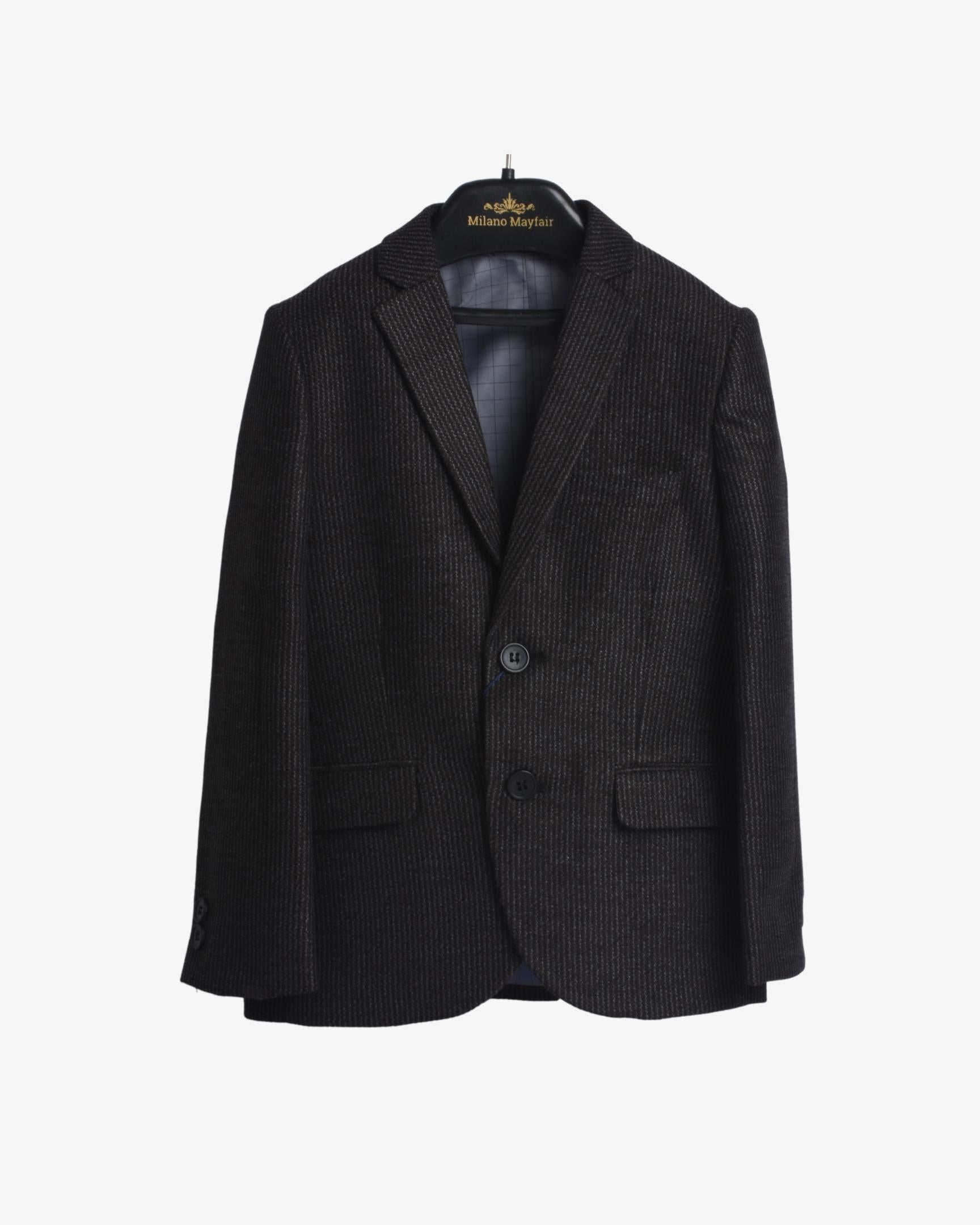 Charcoal Corduroy Blazer for Boys — Blazers for Boys — View 5 | Little Giants