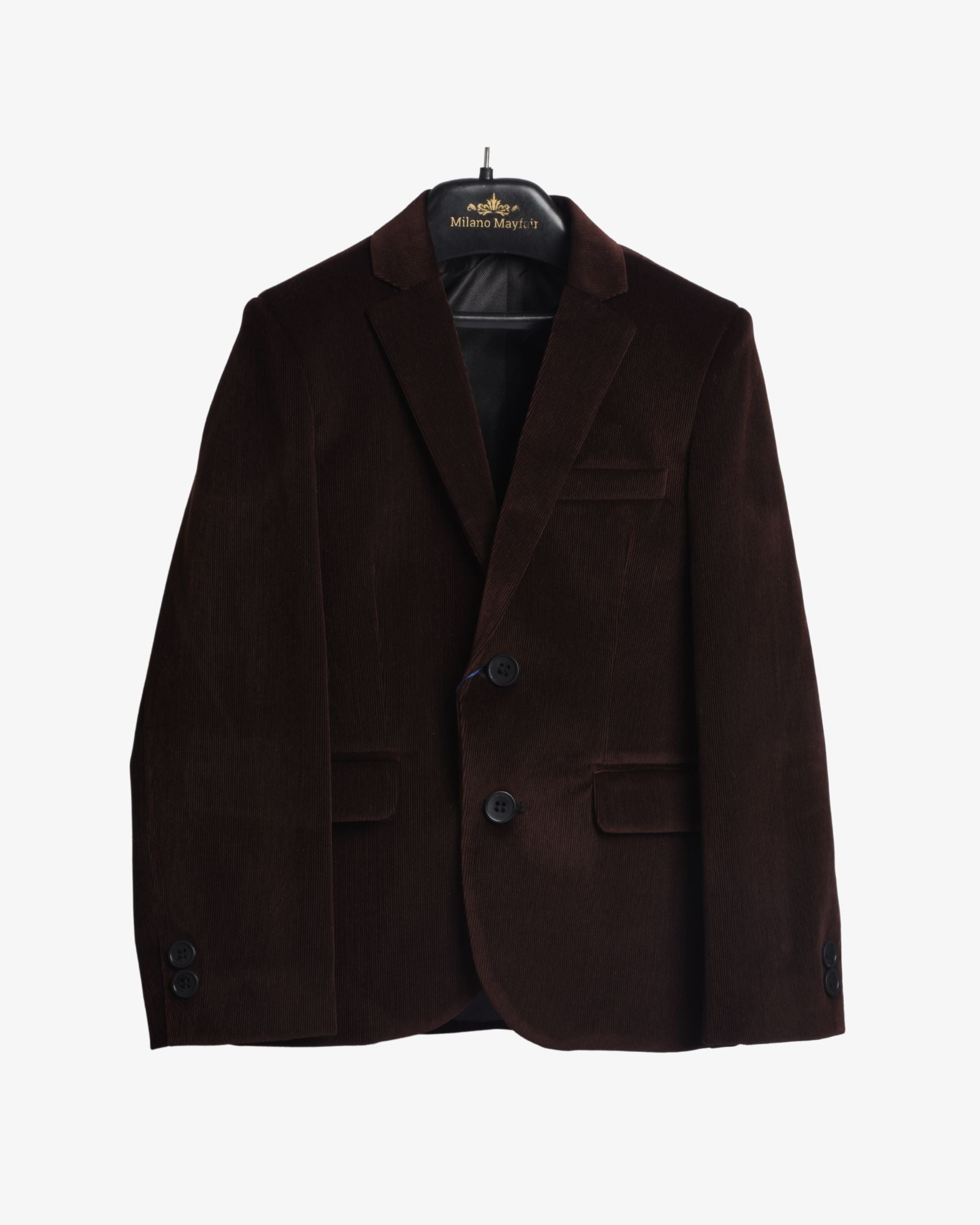 MAROON CORDUROY BLAZER