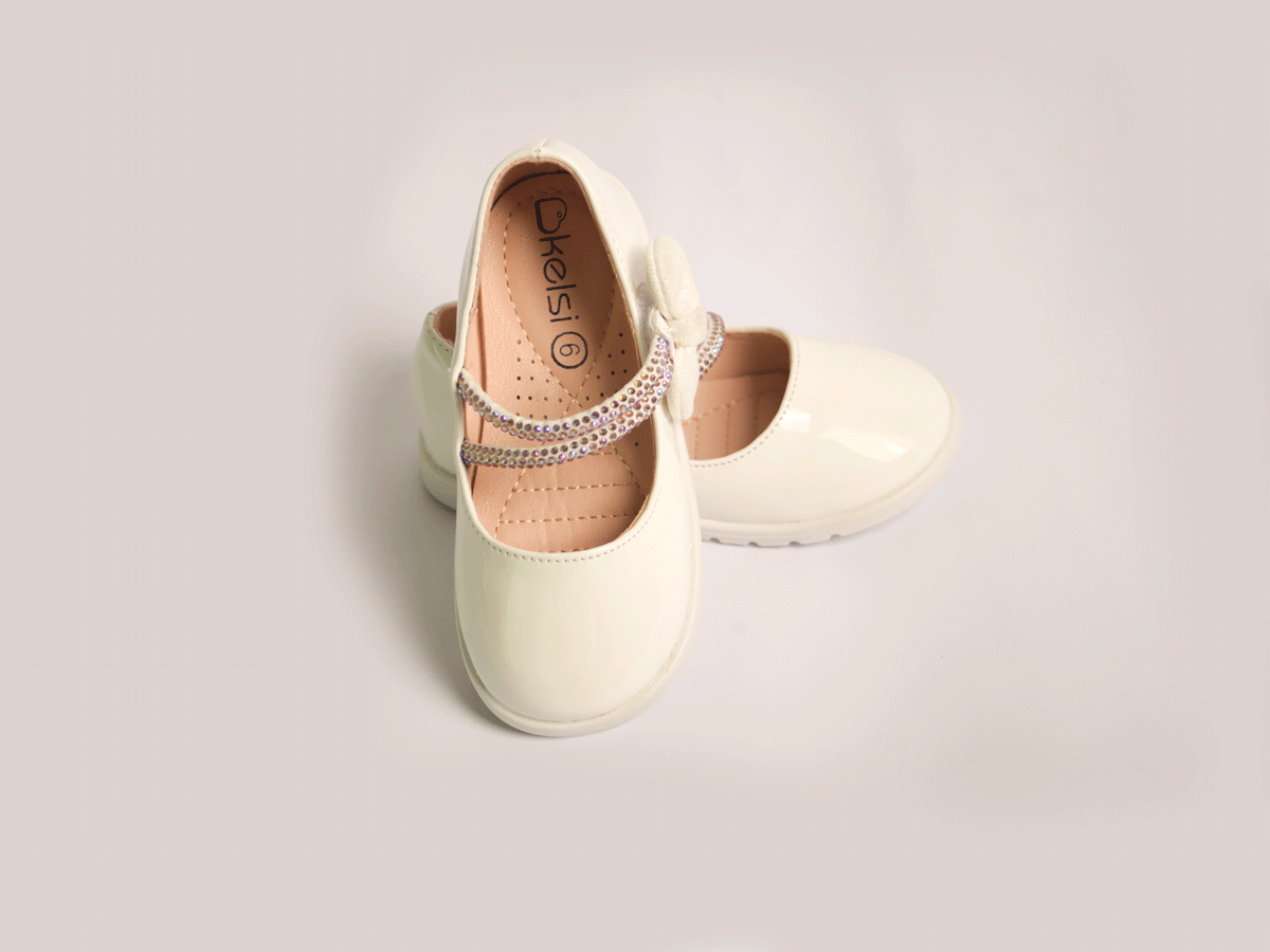 KELSI MULTICOLOR STRAP WHITE