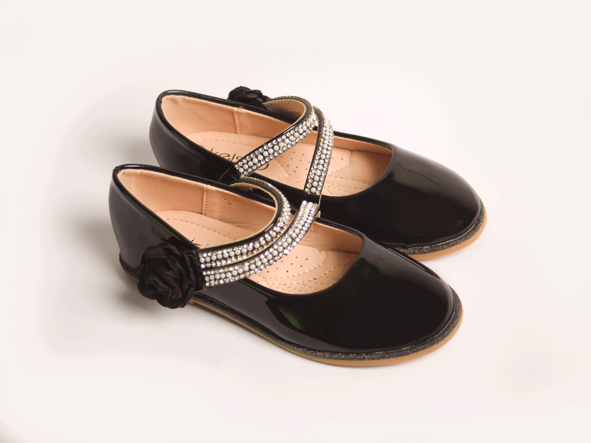 KELSI DIAMOND STRAP BLACK