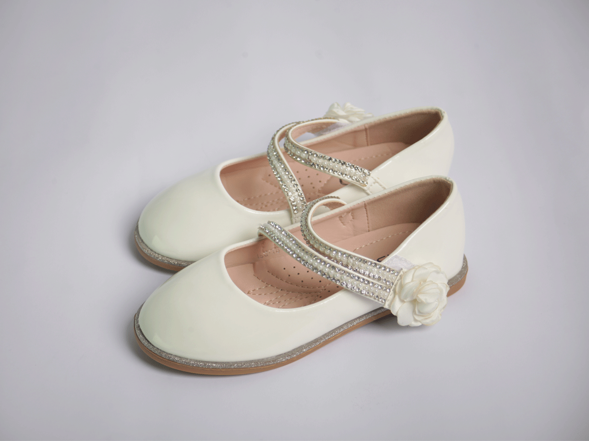 KELSI DIAMOND STRAP WHITE