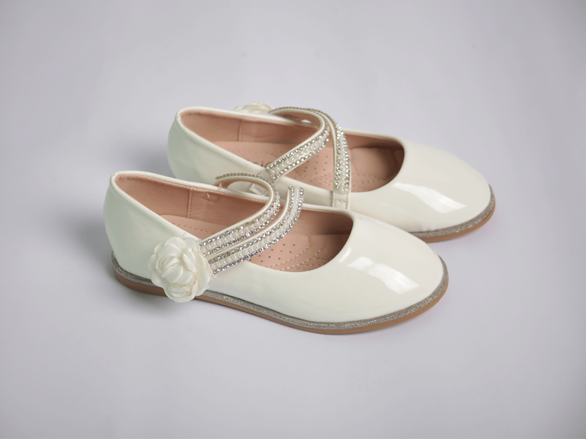 KELSI DIAMOND STRAP WHITE