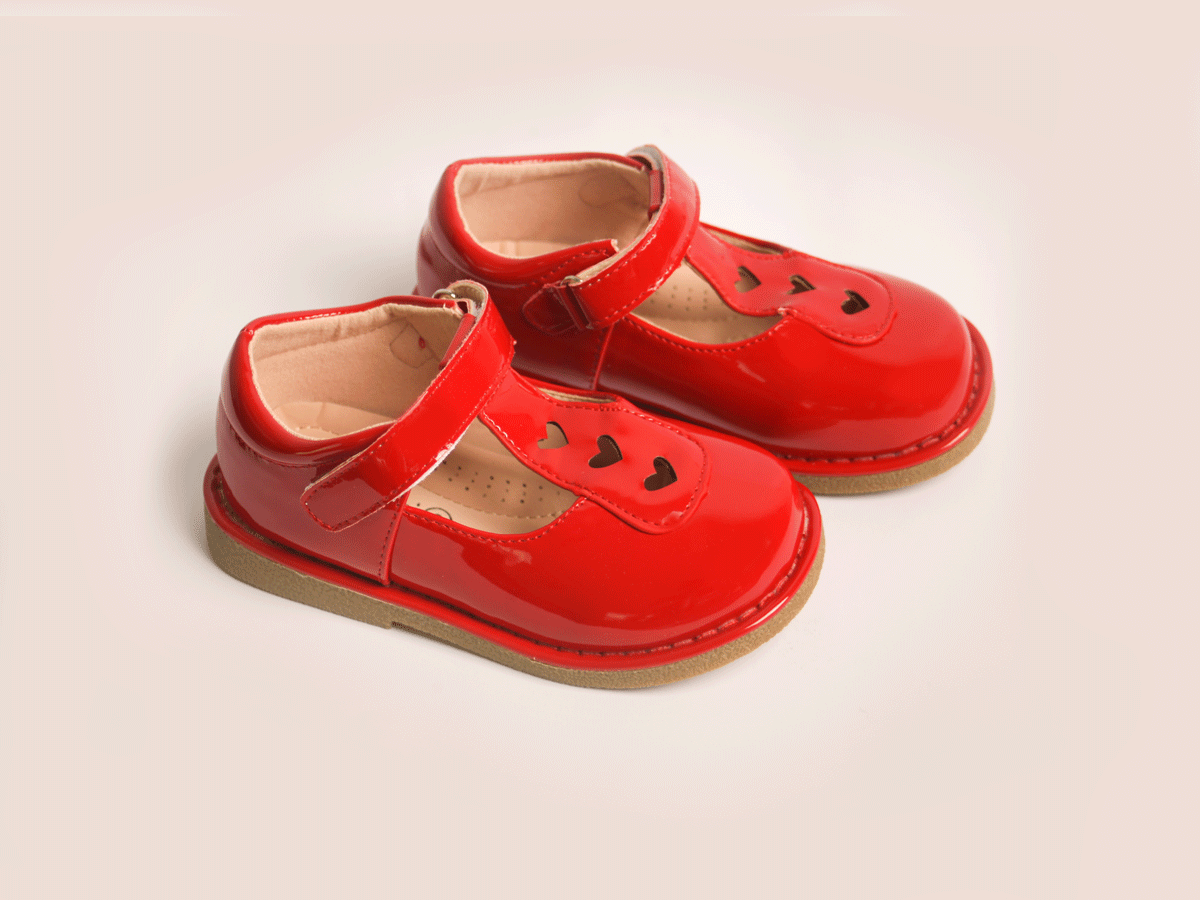 KELSI HEART STRAP RED