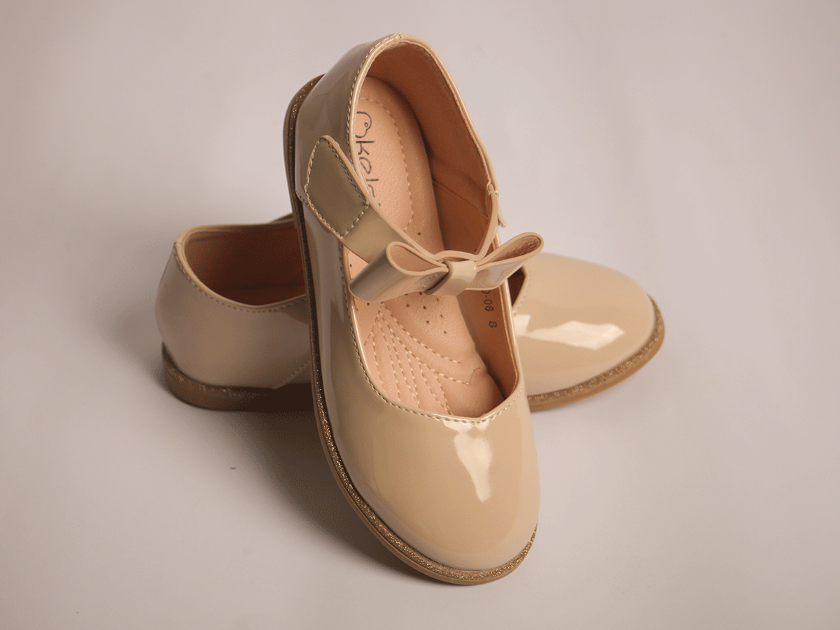 KELSI BOW STRAP BIEGE